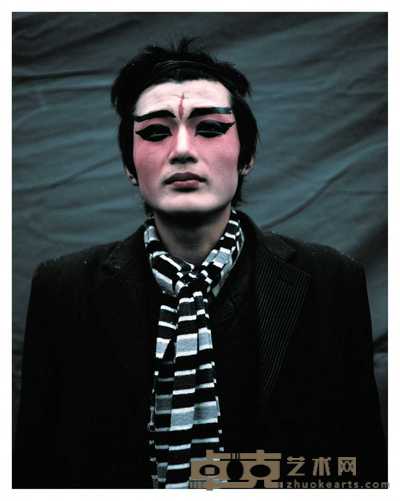 韩磊 扮作武松的男子 120×96cm